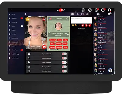 Mød på pc i appen Live Chat