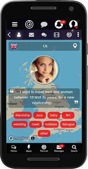 Live Chat member location