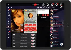 Reunirse en tableta en la aplicación Chat En Vivo