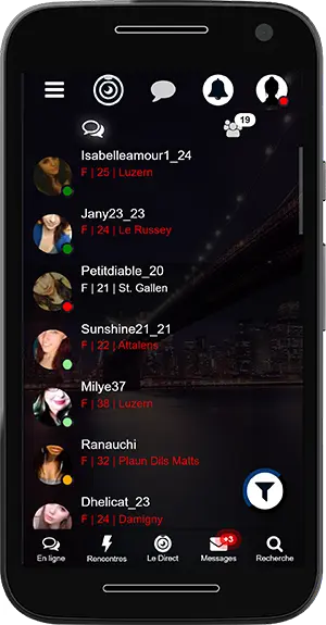 Messenger Direct Tchatche