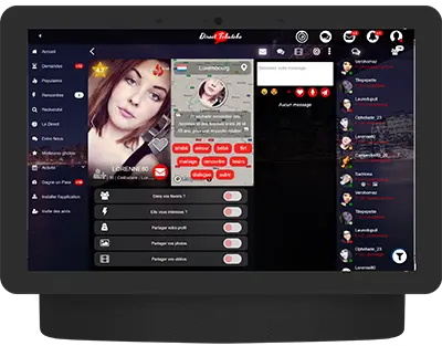 Faites des rencontres sur PC sur l'application Direct Tchatche