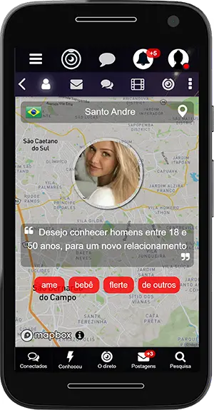 Localização do membro Bate-Papo Ao Vivo