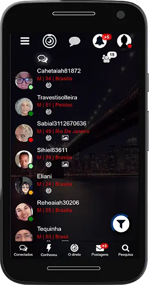 Mensageiro Bate-Papo Ao Vivo